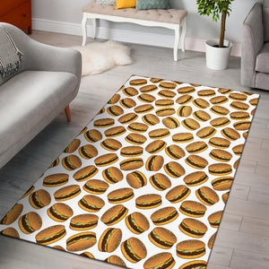 Hamburger Pattern Print Design 03 Area Rug