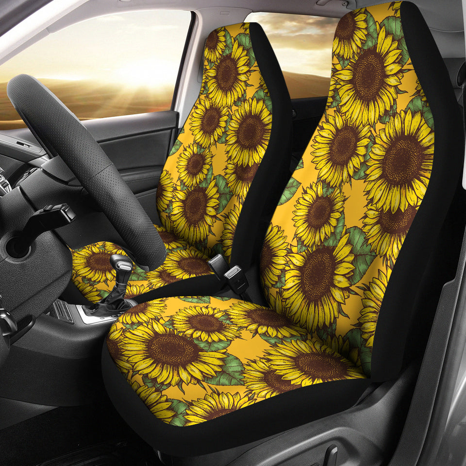 Sunflower Pattern  Universal Fit Car Seat Covers