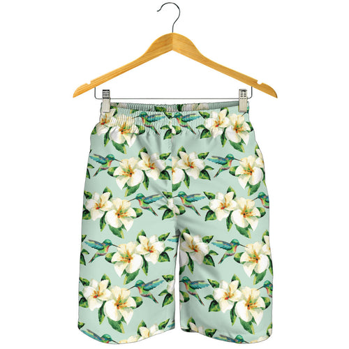 Hummingbird Pattern Print Design 01 Men Shorts