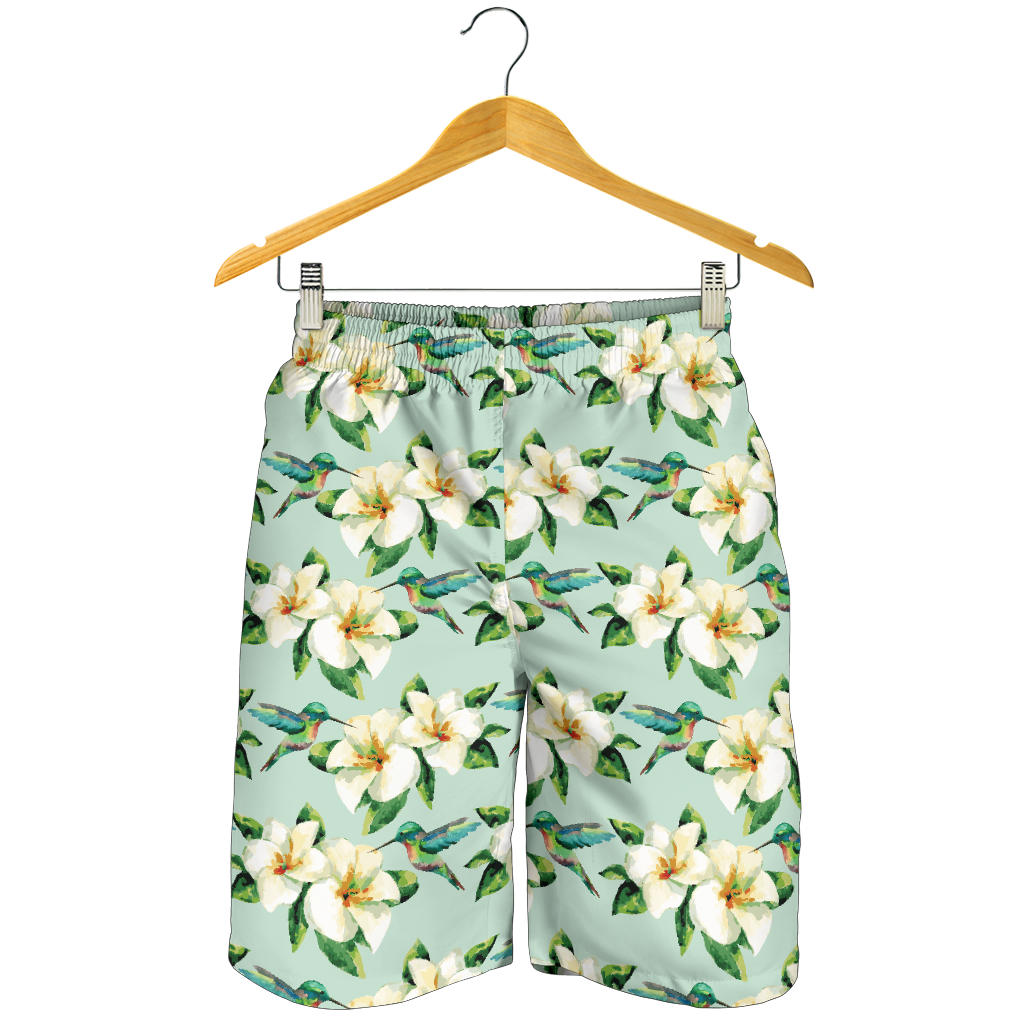 Hummingbird Pattern Print Design 01 Men Shorts