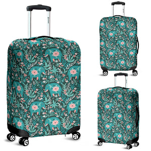 Elephants Jungle Pattern Luggage Covers