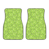 Slices Of Lime Pattern Front Car Mats