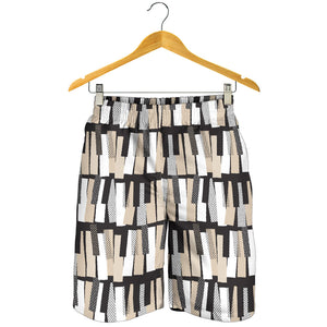 Piano Pattern Print Design 04 Men Shorts