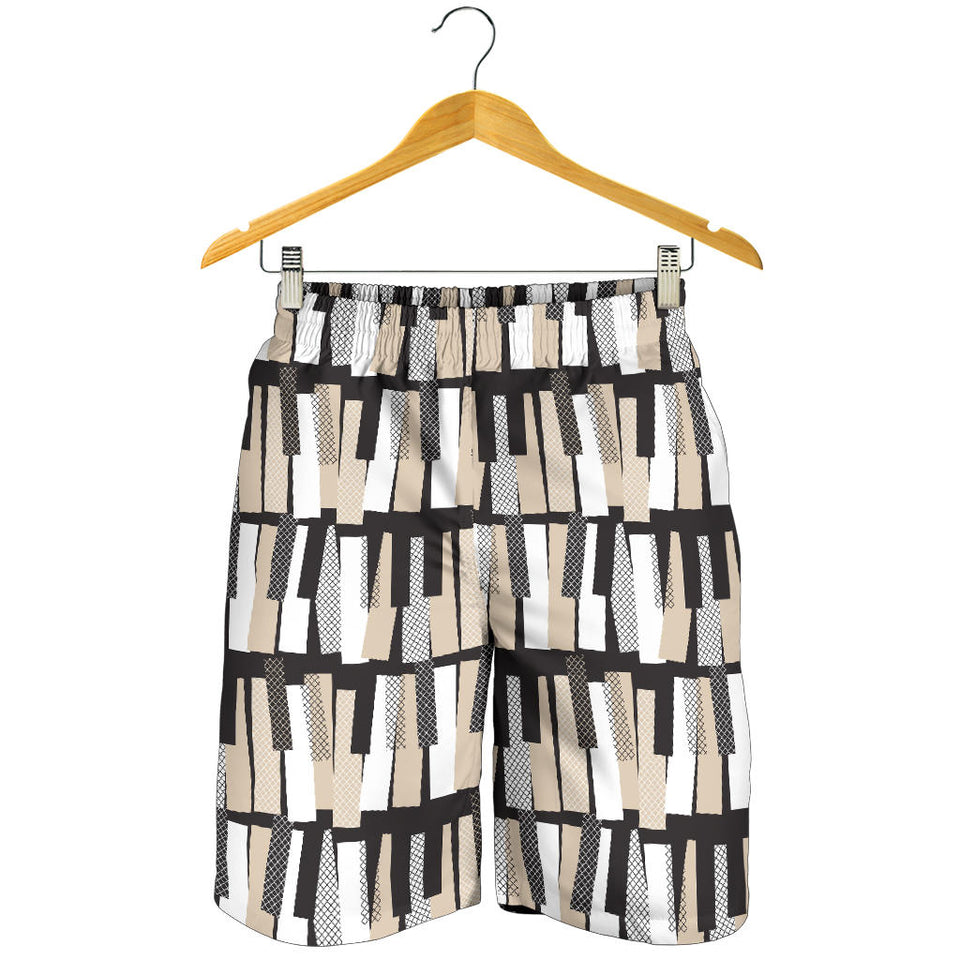 Piano Pattern Print Design 04 Men Shorts