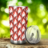 Fire Flame Symbol Design Pattern Tumbler