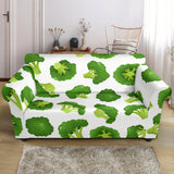Cute Broccoli Pattern Loveseat Couch Slipcover