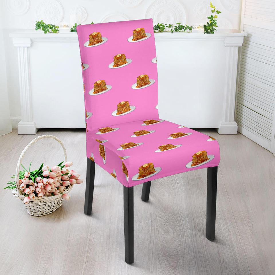 Pancake Pattern Print Design 04 Dining Chair Slipcover