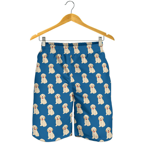 Golden Retriever Pattern Print Design 03 Men Shorts