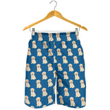 Golden Retriever Pattern Print Design 03 Men Shorts