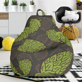 Hop Pattern Black Background Bean Bag Cover