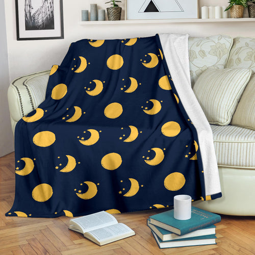 Moon Star Pattern Premium Blanket