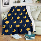 Moon Star Pattern Premium Blanket