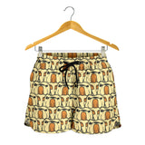 English Bulldog Pattern Print Design 02 Women Shorts