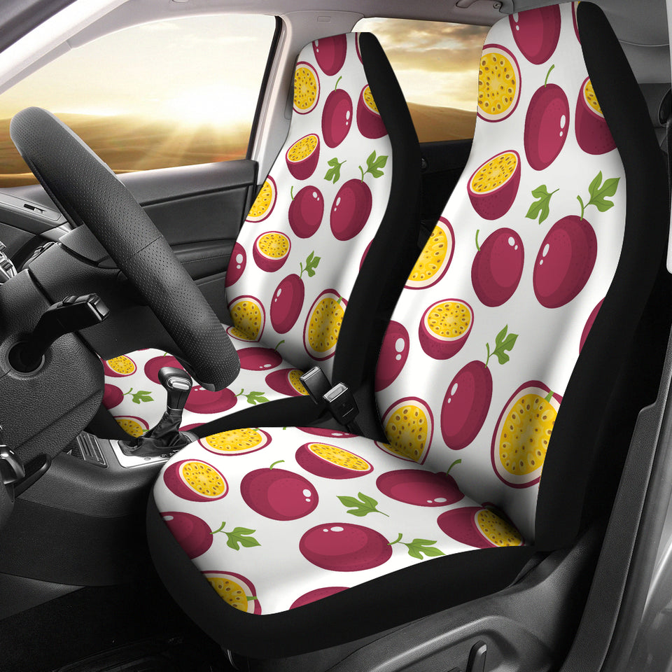 Passion Fruit Design Pattern  Universal Fit Car Seat Covers