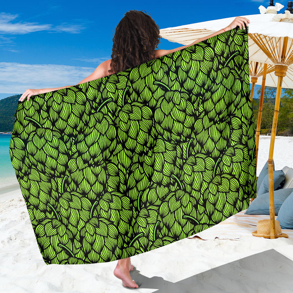 Green Hop Pattern Sarong