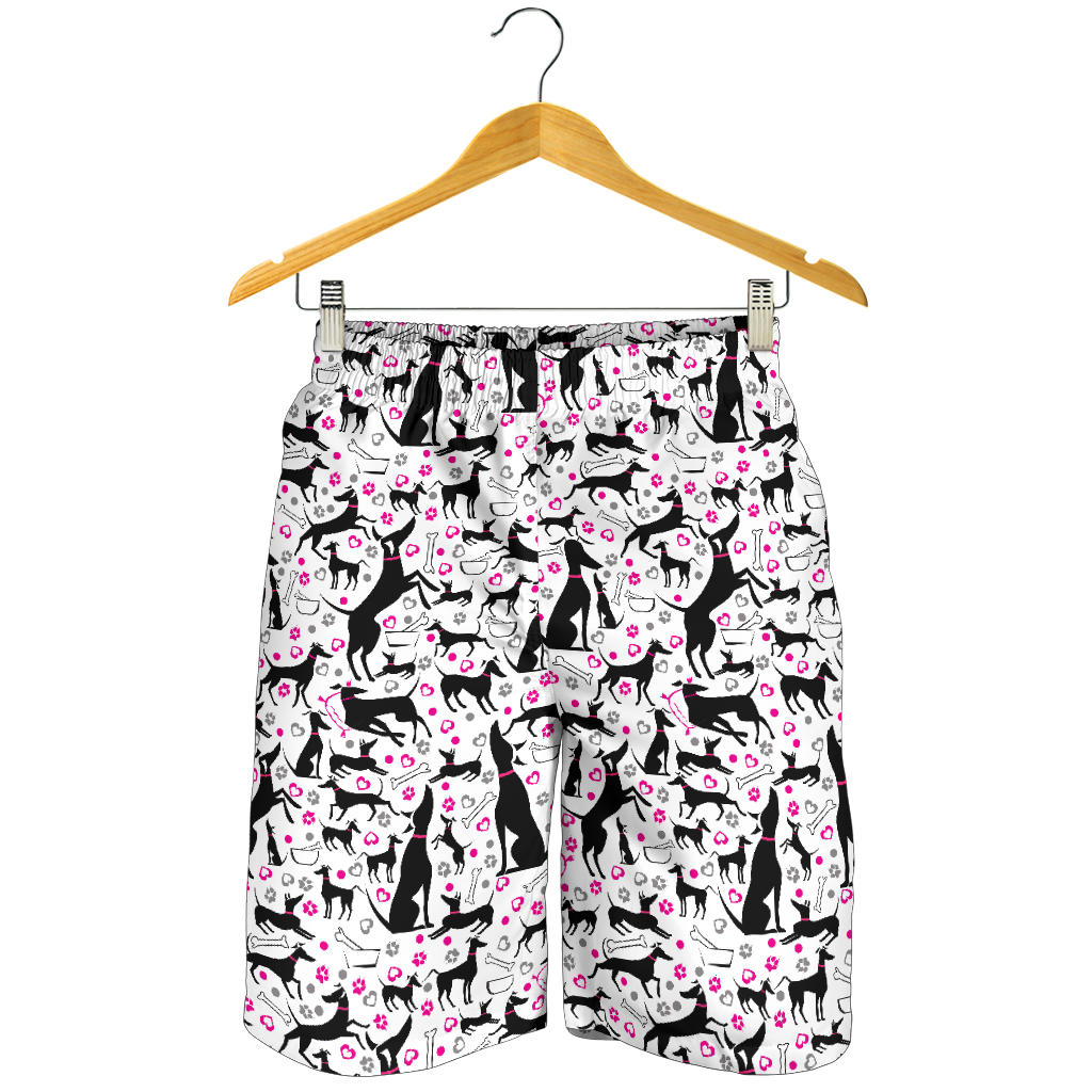 Greyhound Pattern Print Design 02 Men Shorts