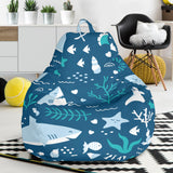 Cute Shark Pattern Bean Bag Cover