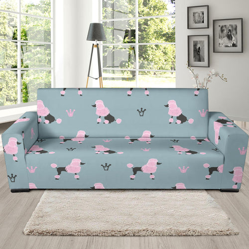 Poodle Dog Pattern Sofa Slipcover