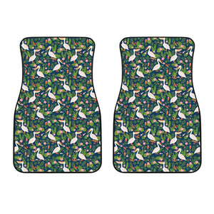 Pelican Pattern Print Design 05 Front Car Mats