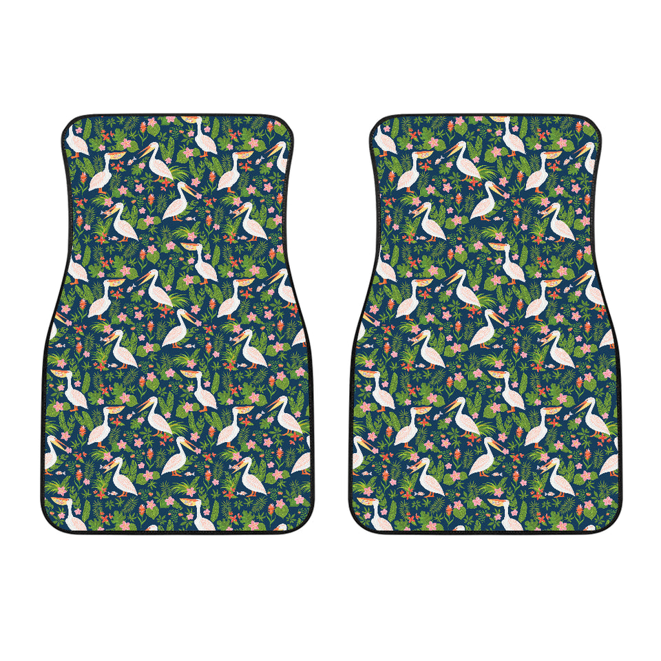 Pelican Pattern Print Design 05 Front Car Mats