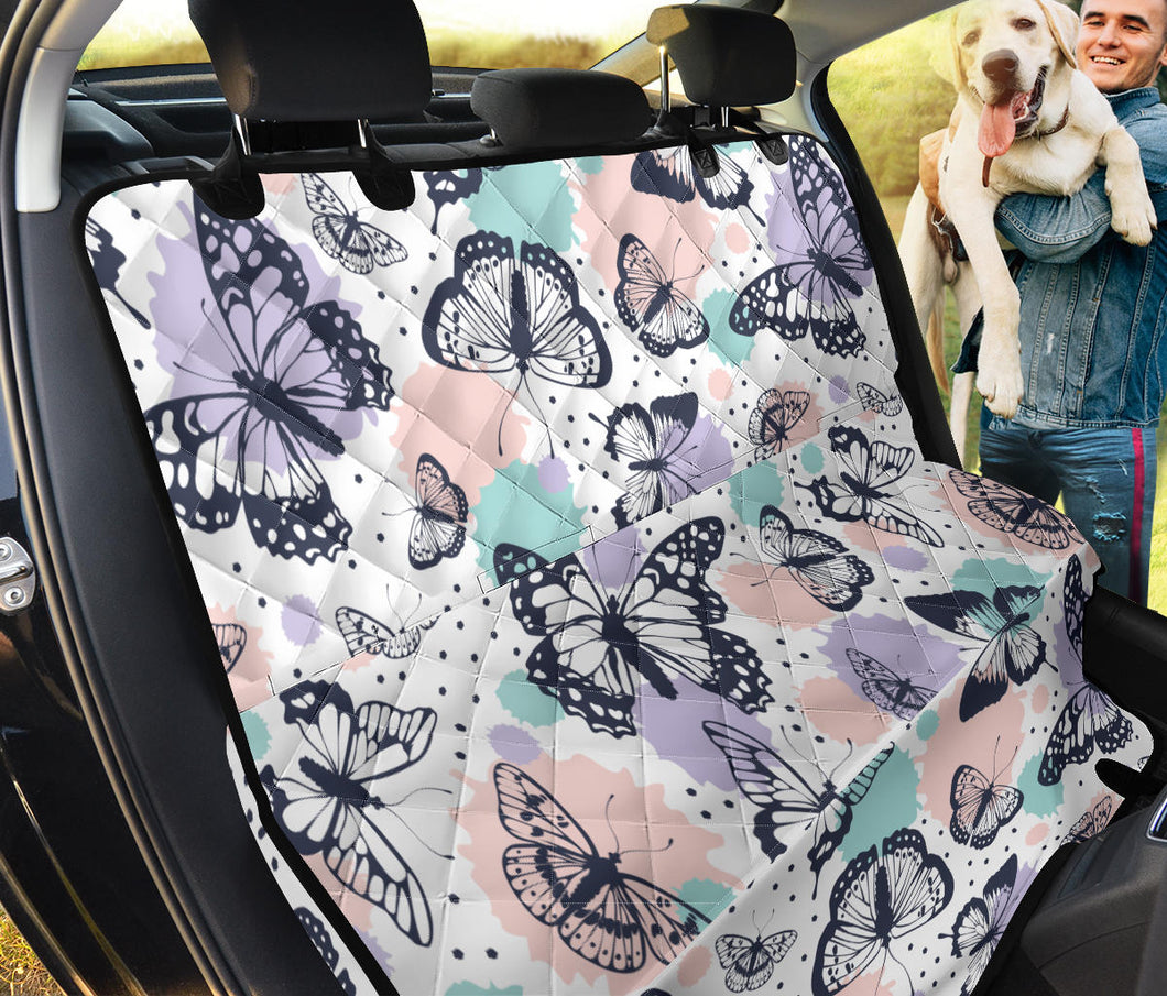 Butterfly Pattern Dog Car Seat Covers