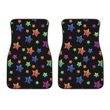 Colorful Star Pattern Front Car Mats