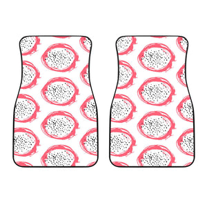 Hand Drawn Dragon Fruit Front Car Mats