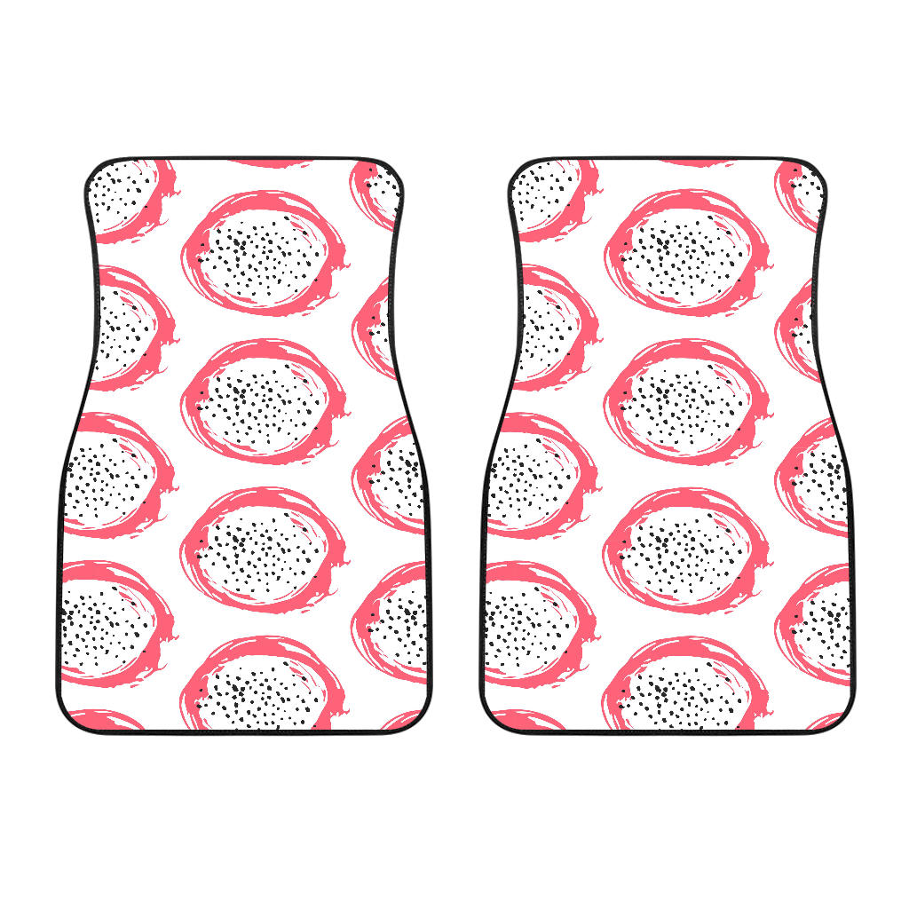 Hand Drawn Dragon Fruit Front Car Mats