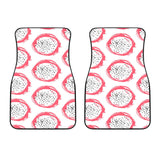 Hand Drawn Dragon Fruit Front Car Mats