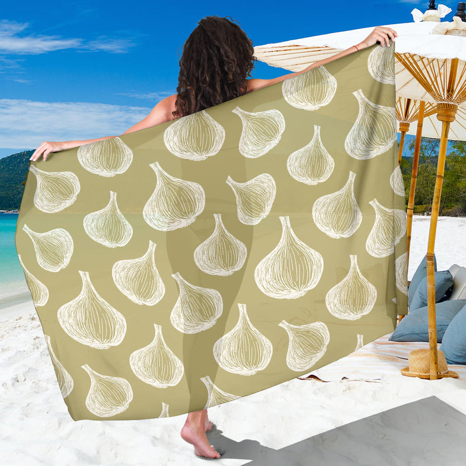 Garlic Design Pattern Sarong