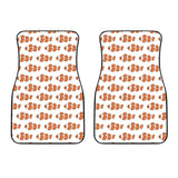 Clown Fish Pattern Print Design 05 Front Car Mats