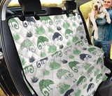 Chameleon Lizard Succulent Plant Pattern Dog Car Seat Covers