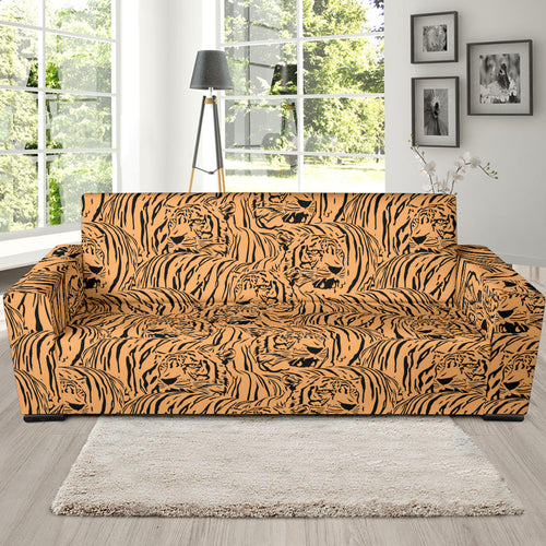 Bengal Tigers Pattern Sofa Slipcover
