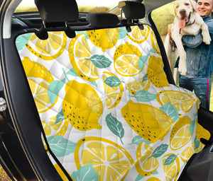 Lemon Design Pattern Dog Car Seat Covers