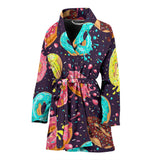 Colorful Donut Glaze Pattern Women'S Bathrobe
