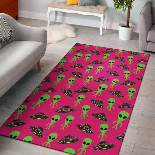 Alien Pattern Print Design 03 Area Rug