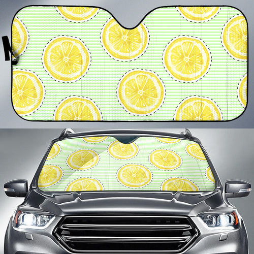 Slice Of Lemon Pattern Car Sun Shade