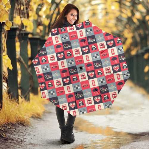 British Pattern Print Design 05 Umbrella