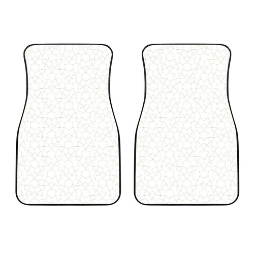 Arabic White Pattern  Front Car Mats