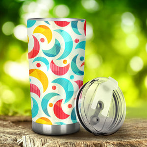 Colorful Moon Pattern Tumbler