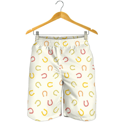 Horseshoes Pattern Print Design 02 Men Shorts