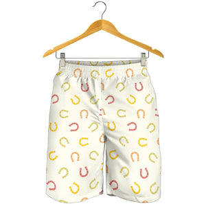 Horseshoes Pattern Print Design 02 Men Shorts