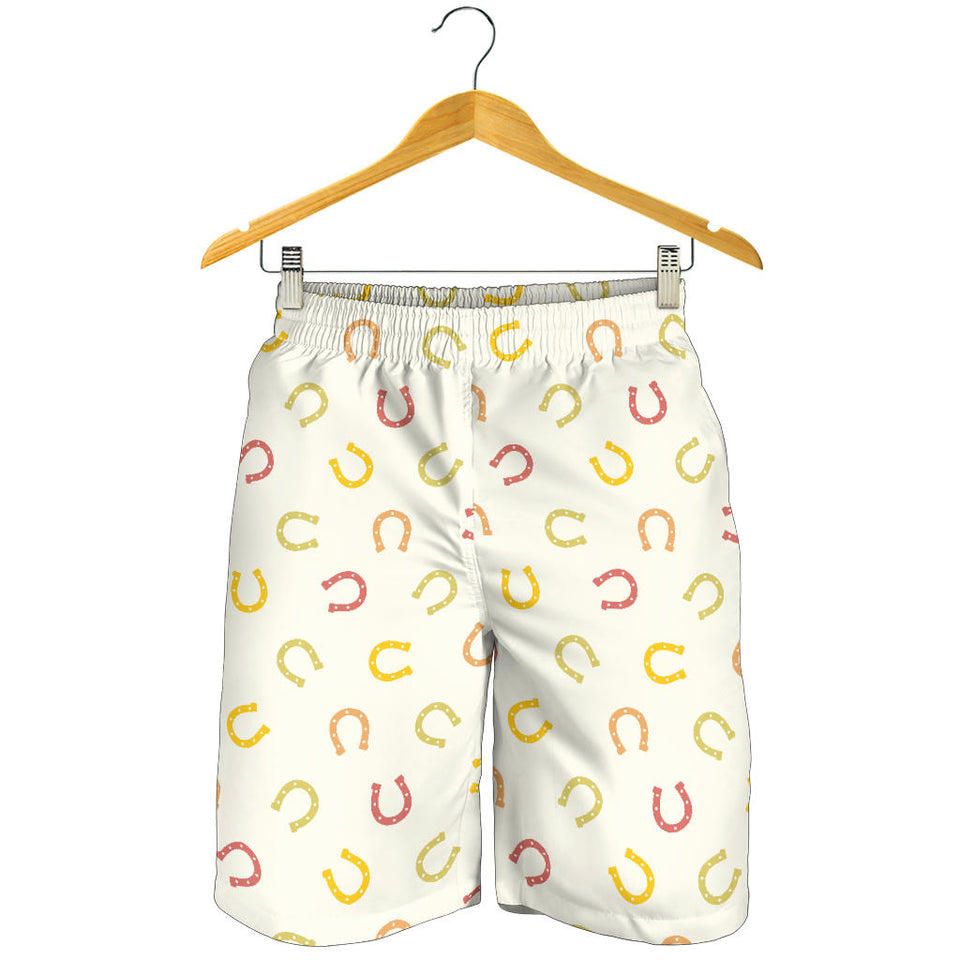 Horseshoes Pattern Print Design 02 Men Shorts