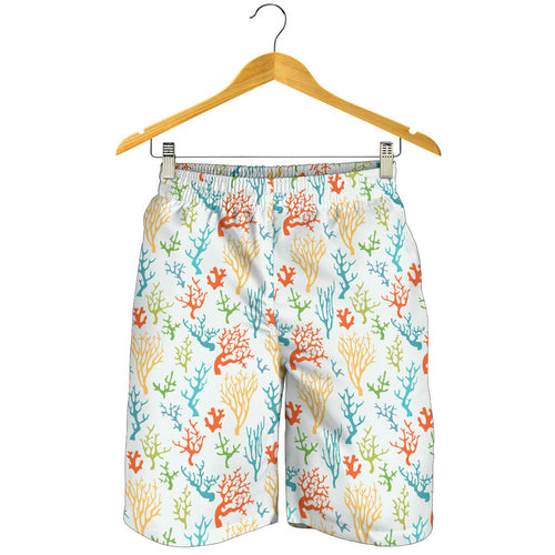 Coral Reef Pattern Print Design 02 Men Shorts