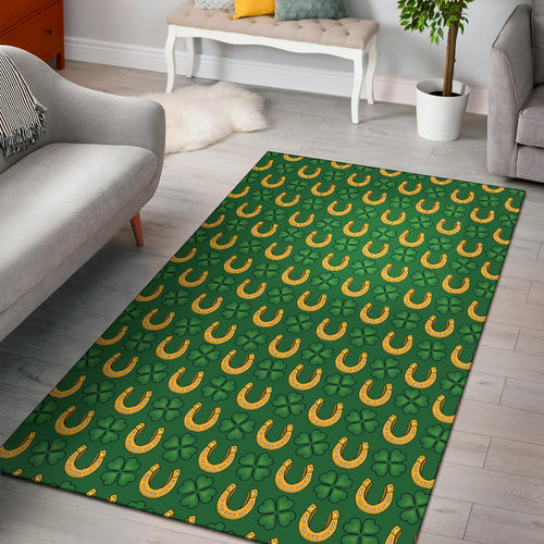 Horseshoes Pattern Print Design 05 Area Rug