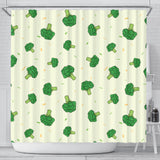 Broccoli Pattern Shower Curtain Fulfilled In US