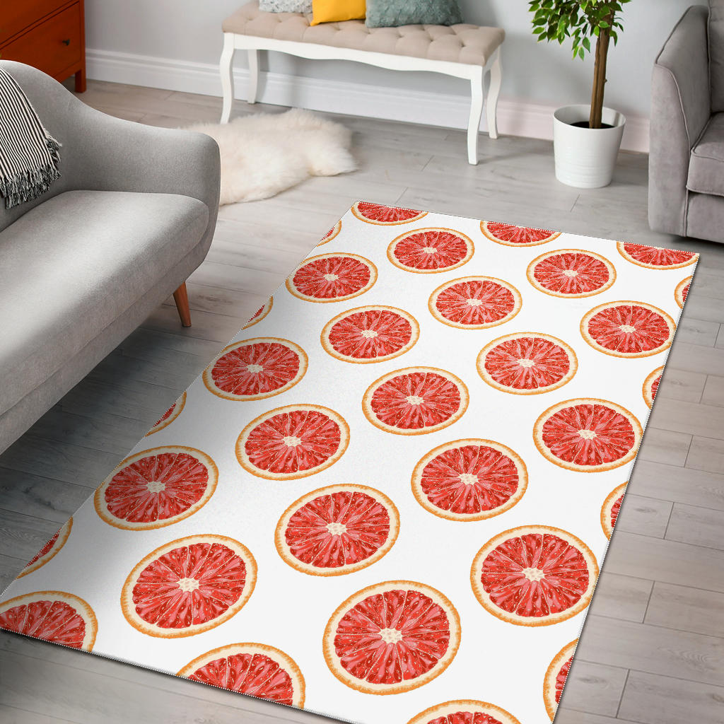 Grapefruit Pattern Area Rug