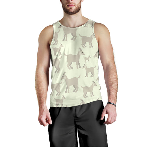 Little young goat pattern Men Tank Top