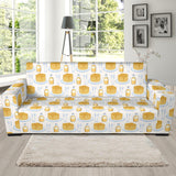 Pancake Pattern Print Design 05  Sofa Slipcover