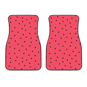Watermelon Texture Background Front Car Mats